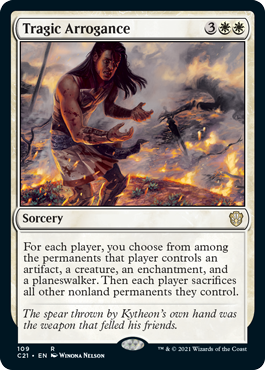 Tragic Arrogance - Commander 2021 Spoiler