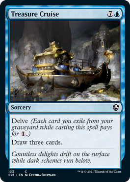 Treasure Cruise - Commander 2021 Spoiler