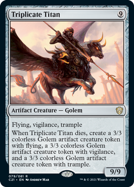 Triplicate Titan - Commander 2021 Spoiler