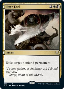 Utter End - Commander 2021 Spoiler