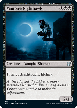 Vampire Nighthawk - Commander 2021 Spoiler