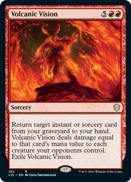 Volcanic Vision - Commander 2021 Spoiler