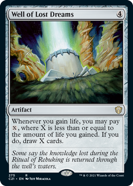 Well of Lost Dreams - Commander 2021 Spoiler