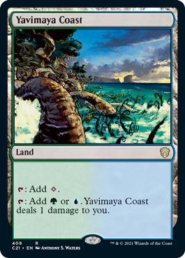 Yavimaya Coast - Commander 2021 Spoiler