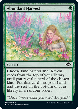 Abundant Harvest - Modern Horizons 2 Spoiler