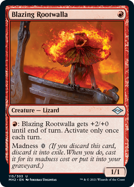 Blazing Rootwalla - Modern Horizons 2 Spoiler