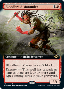 Bloodbraid Marauder (Variant) - Modern Horizons 2 Spoiler