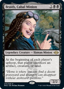 Braids, Cabal Minion - Modern Horizons 2 Spoiler