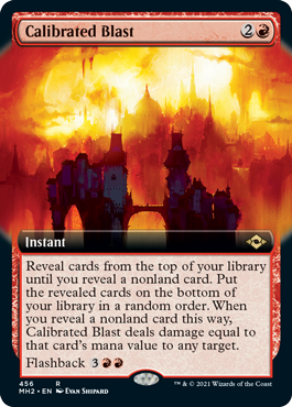 Calibrated Blast (Variant) 2 - Modern Horizons 2 Spoiler