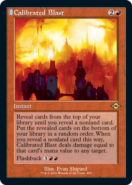 Calibrated Blast (Variant) - Modern Horizons 2 Spoiler