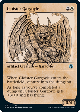 Cloister Gargoyle (Variant) - Adventures in the Forgotten Realms Spoilers