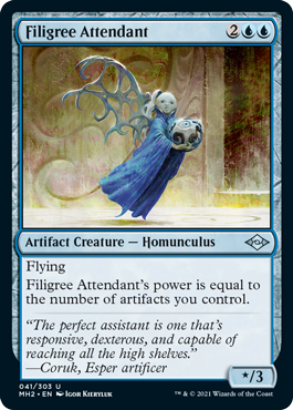 Filigree Attendant - Modern Horizons 2 Spoiler