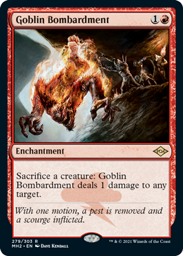 Goblin Bombardment - Modern Horizons 2 Spoiler