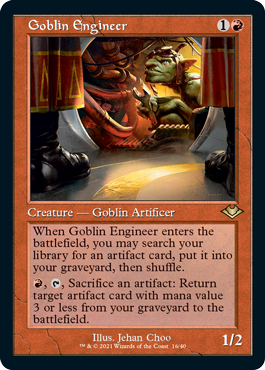 Goblin Engineer (Variant) - Modern Horizons 2 Spoiler