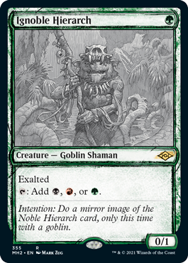 Ignoble Hierarch (Variant) - Modern Horizons 2 Spoiler