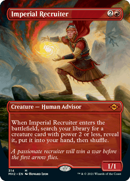 Imperial Recruiter (Variant) - Modern Horizons 2 Spoiler