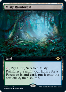 Misty Rainforest (Variant) - Modern Horizons 2 Spoiler