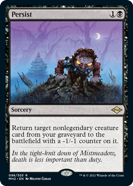 Persist - Modern Horizons 2 Spoiler