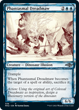 Phantasmal Dreadmaw (Variant) - Modern Horizons 2 Spoiler