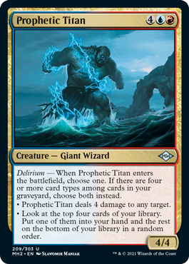 Prophetic Titan - Modern Horizons 2 Spoiler