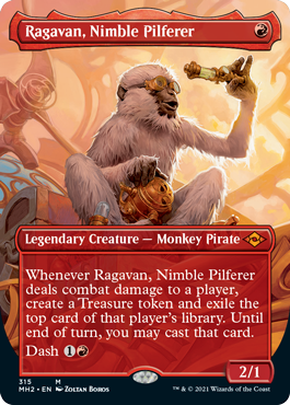 Ragavan, Nimble Pilferer (Variant) - Modern Horizons 2 Spoiler