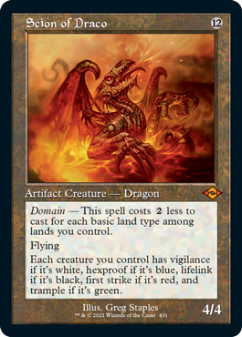 Scion of Draco (Variant) 2 - Modern Horizons 2 Spoiler