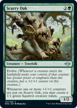 Scurry Oak - Modern Horizons 2 Spoiler