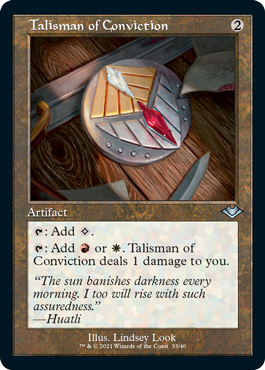 Talisman of Conviction (Variant) - Modern Horizons 2 Spoiler