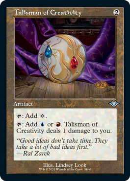 Talisman of Creativity (Variant) - Modern Horizons 2 Spoiler