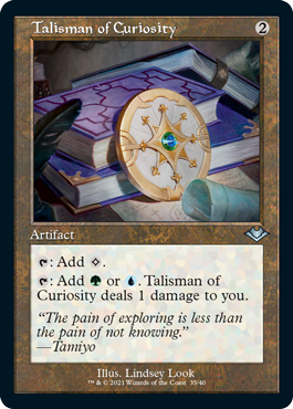 Talisman of Curiosity (Variant) - Modern Horizons 2 Spoiler