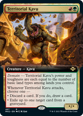 Territorial Kavu (Variant) - Modern Horizons 2 Spoiler