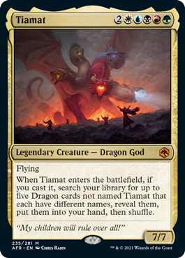 Tiamat - Adventures in the Forgotten Realms Spoiler
