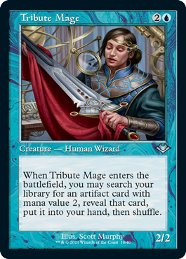 Tribute Mage (Variant) - Modern Horizons 2 Spoiler