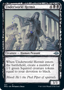 Underworld Hermit (Variant) - Modern Horizons 2 Spoiler