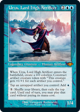 Urza, Lord High Artificer (Variant) - Modern Horizons 2 Spoiler