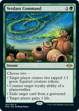 Verdant Command - Modern Horizons 2 Spoiler