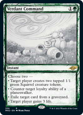 Verdant Command (Variant) - Modern Horizons 2 Spoiler