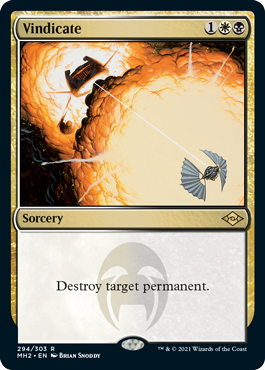 Vindicate - Modern Horizons 2 Spoiler