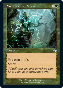 Weather the Storm (Variant) - Modern Horizons 2 Spoiler