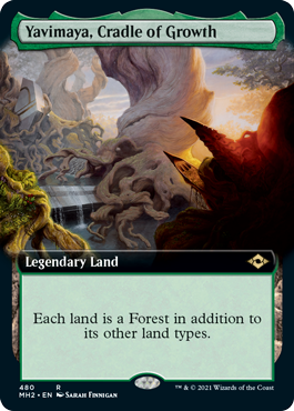 Yavimaya, Cradle of Growth (Variant) - Modern Horizons 2 Spoiler