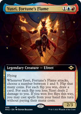 Yusri, Fortune's Flame (Variant) 2 - Modern Horizons 2 Spoiler