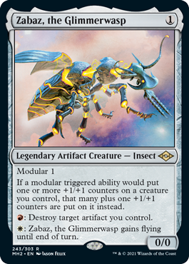 Zabaz, the Glimmerwasp - Modern Horizons 2 Spoiler