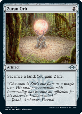 Zuran Orb - Modern Horizons 2 Spoiler