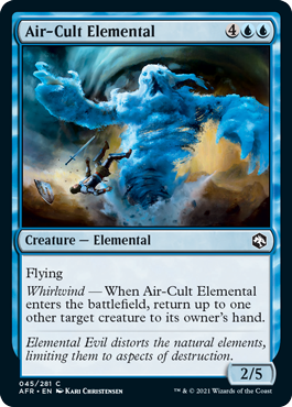 Air-Cult Elemental - Adventures in the Forgotten Realms Spoiler