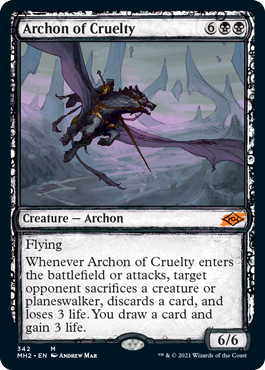 Archon of Cruelty (Variant) - Modern Horizons 2 Spoiler