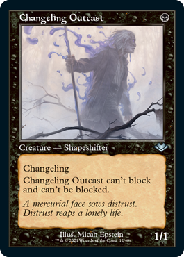 Changeling Outcast (Variant) - Modern Horizons 2 Spoiler