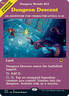 Dungeon Descent (Variant) - Adventures in the Forgotten Realms Spoiler