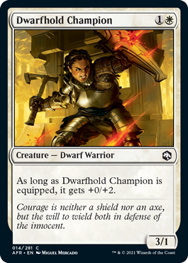 Dwarfhold Champion - Adventures in the Forgotten Realms Spoiler