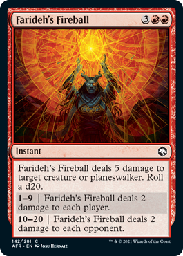 Farideh's Fireball - Adventures in the Forgotten Realms Spoiler
