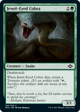 Jewel-Eyed Cobra - Modern Horizons 2 Spoiler